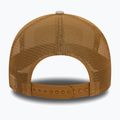 Men's New Era Patch Trucker light beige baseball cap 4