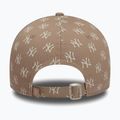 Women's New Era Monogram 9Forty New York Yankees pastel brown baseball cap 4