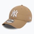 New Era League Essential 9Twenty New York Yankees baseball cap light beige 3