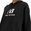 Women's New Balance French Terry Stacked Logo Hoodie black 4