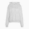 Women's New Balance French Terry Small Logo Hoodie ash heather 5