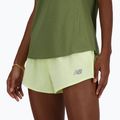 Women's New Balance RC Seamless 3 Inch lime light running shorts 5
