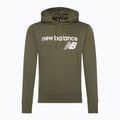 Men's New Balance Core Fleece Hoodie dark moss 5