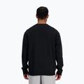 Men's New Balance Stacked Logo French Terry Crew sweatshirt black 3