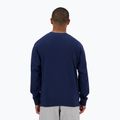 Men's New Balance Stacked Logo French Terry Crew nb navy sweatshirt 3