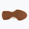 Women's New Balance 327's V1 beige shoes 4