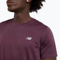 Men's New Balance Athletics Run plum brown t-shirt 4