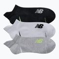 New Balance Running Repreve No Show Tab socks 3 pairs grey/white/black 2