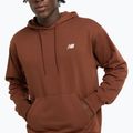 Men's New Balance Small Logo French Terry Hoodie richoak 5