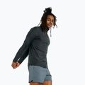 Men's running sweatshirt New Balance Space Dye 1/4 Zip black 4