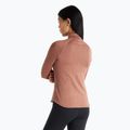 Women's New Balance Athletics Heat Grid 1/2 Zip sparrow heather running longsleeve 2