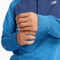 Men's New Balance Athletics Heat Grid 1/2 Zip heron blue running longsleeve 6