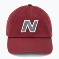 New Balance V990 Block N Curved Brim mercury red baseball cap 2