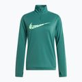 Women's Nike Swoosh Dri-FIT 1/4-Zip Mid running sweatshirt bicoastal/vapor green