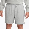 Menʼs Nike Club French Terry Flow shorts dark grey heather/light smoke grey/white 3