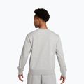 Men's sweatshirt Nike Club French Terry Crew dark grey heather/white 3