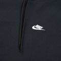 Men's sweatshirt Nike Club French Terry Pullover Hoodie black/black/white 10