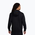 Men's sweatshirt Nike Club French Terry Pullover Hoodie black/black/white 3
