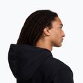 Men's sweatshirt Nike Club French Terry Pullover Hoodie black/black/white 5
