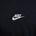 Men's sweatshirt Nike Club French Terry Pullover Hoodie black/black/white 6