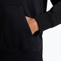Men's sweatshirt Nike Club French Terry Pullover Hoodie black/black/white 7