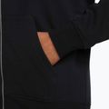Men's sweatshirt Nike Club FZ Hoodie black/black/white 6