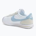 Nike Cortez women's shoes white/light armory blue 3
