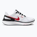 Nike Structure 25 men's running shoes white/black/light mmoke grey/fire red 2