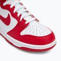 Nike Dunk High white/university red shoes 7