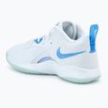 Nike React Hyperset 2 volleyball shoes white/white/valor blue 3
