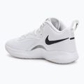 Nike React Hyperset 2 volleyball shoes white/white/black 3