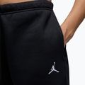Women's trousers  Jordan Brooklyn Fleece black/white 4