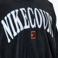 Women's tennis sweatshirt Nike Court Heritage OOS black / black / flat pewter / white 3