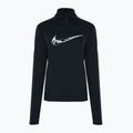 Women's running sweatshirt Nike Swoosh Dri-Fit HZ black / white