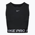 Women's training tank top Nike Pro Dri-Fit black/white