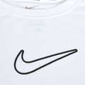 Nike One Dri-Fit white/black children's t-shirt 4