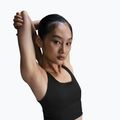 Training bra Nike Zenvy Rib Light Support Longline black/black 4
