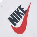 Children's T-shirt Nike Sportswear white/obsidian/university red 3