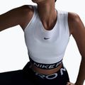 Women's training T-shirt Nike Pro Dri-Fit white/black 3
