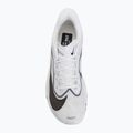 Men's running shoes Nike Zoom Fly 6 white/smoke grey/metallic silver/black 5