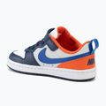 Nike Court Borough Low children's shoes Recraft white/navy/orange 3