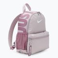 Nike Brasilia Just Do It Mini 11 l children's urban backpack platinum violet/plum dust/white 2