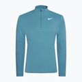 Men's Nike Dri-FIT Element 1/2-Zip denim turquoise running longsleeve 5