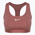 Nike Swoosh Medium Support training bra canyon pink/white