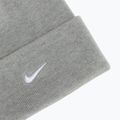 Winter hat Nike Peak Swoosh Beanie dark grey heather/white 3