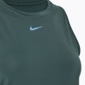 Women's training tank top Nike One Classic Dri-Fit lvintage green / black 3