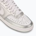 Nike Court Vision Mid grey/silver/white women's shoes 7