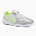 Nike Tiempo Legend 10 Academy IC metallic silver/black/volt children's football boots