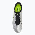 Nike Legend 10 Pro Ag-Pro men's football boots metallic silver/ volt/ black 5
