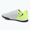 Men's football boots Nike Phantom GX 2 Academy TF metallic silver/volt/black 3